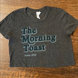 The Morning Toast (Podcast) Crop T-Shirt